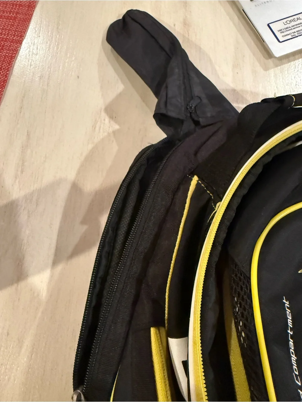 Babolat x Raphael Nader Pure Aero Backpack Tennis Bag - Black & Yellow